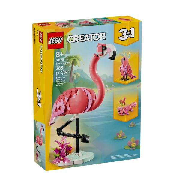 LEGO 31170 Creator Pink Flamingo 3 in 1 Brand New Sealed - Picture 2 of 4